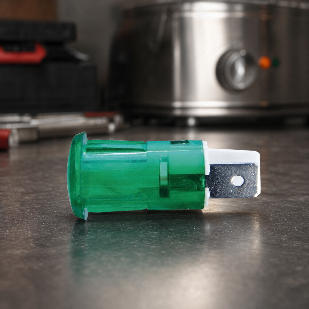 Commercial Green Indicator Light for grill equipment