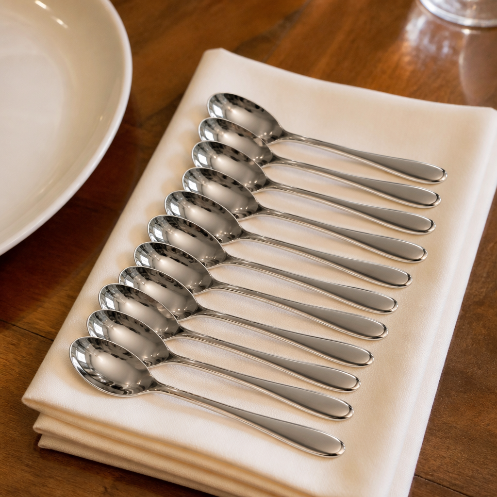 Commercial Cocktail Spoons 12 Pack in stainless steel