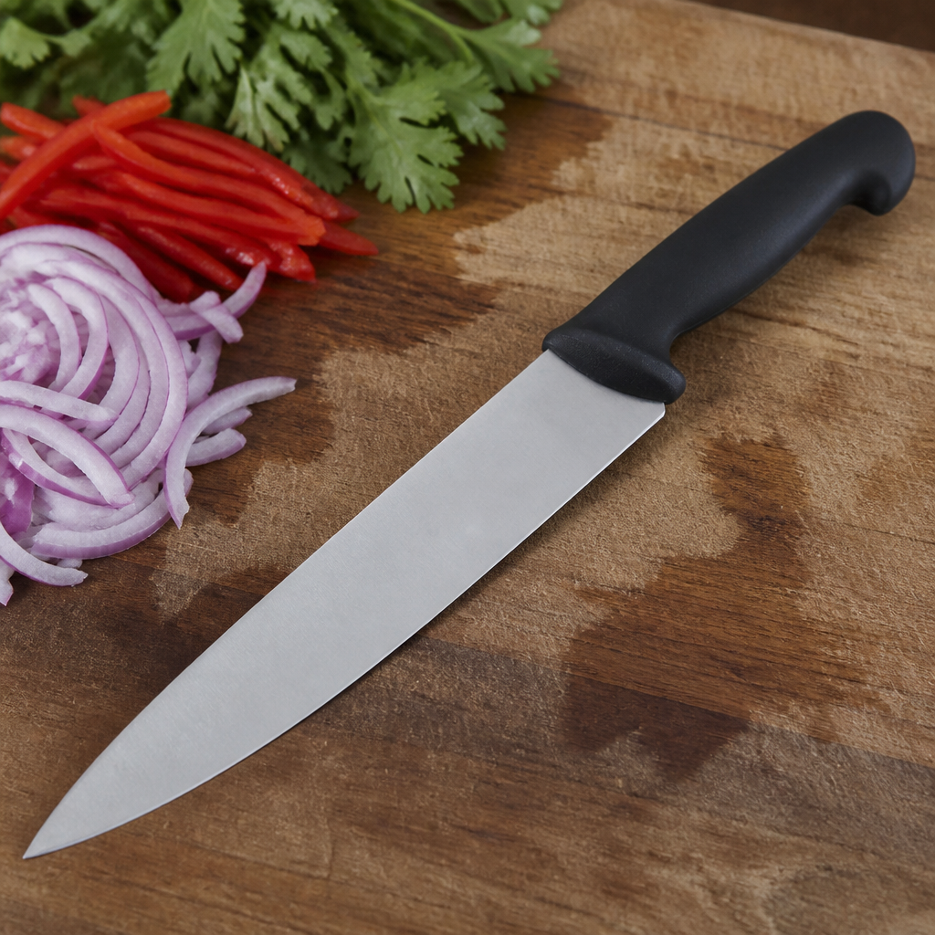 Commercial Chef Knife 21.8cm Ergonomic Stainless Steel Blade