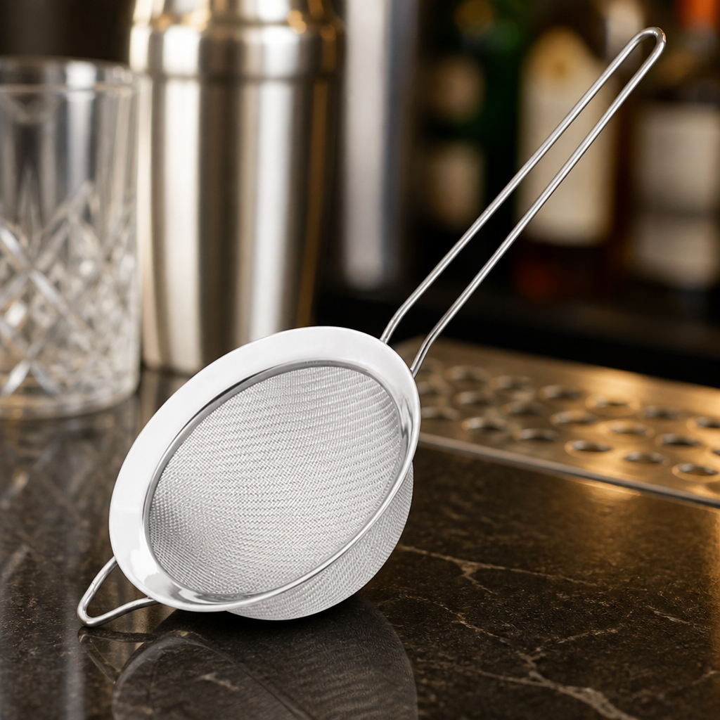 10cm Commercial Stainless Steel Sieve for Food Preparation