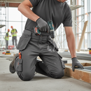 Premium Heavy Duty Trousers with Multiple Pockets and Reflective Tabs, Washable at 60 Degrees - Sizes 28-52