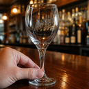 Commercial Teardrop Wine Goblets 350ml Clear Glass 12 Pack