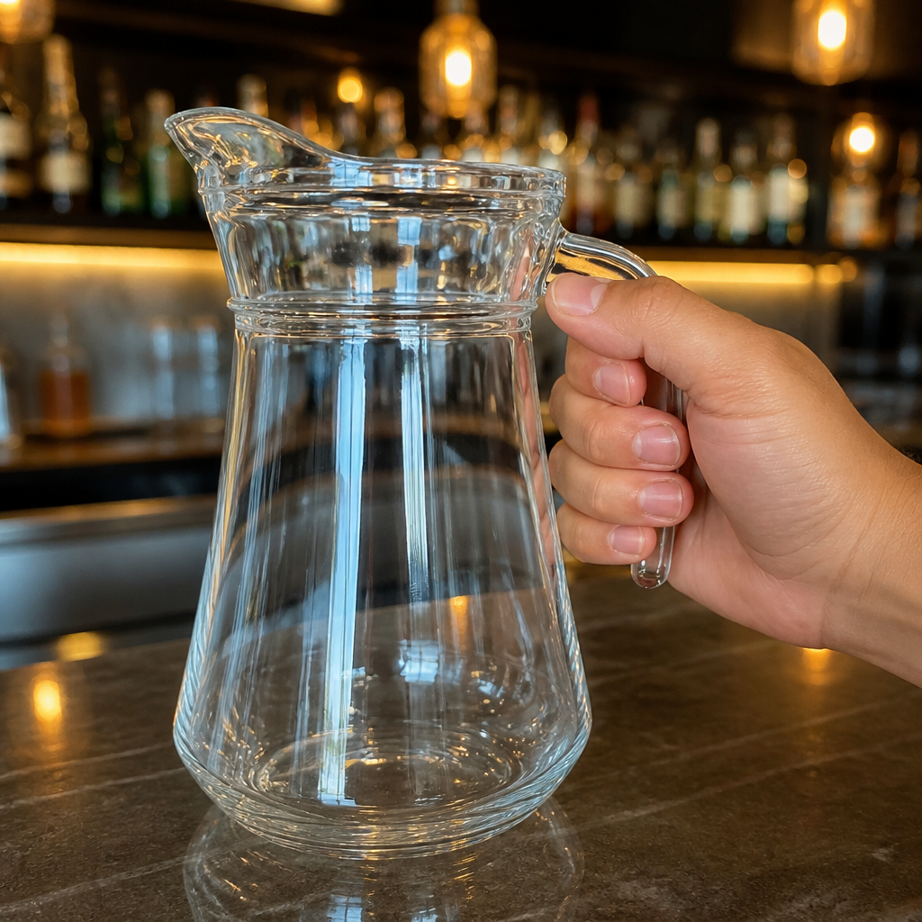 1.6L Commercial Glass Jug Set for Serving Beverages