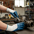Premium Nitrile Palm Coated Knitwrist Gloves - Versatile, Flexible, and Oil Repellent for Industrial Use