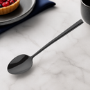 Black Dessert Spoons 12 Pack Stainless Steel Commercial Cutlery