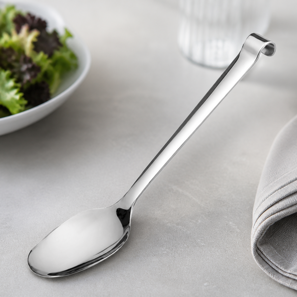 Commercial Salad Spoons 250mm - 10 Pack Elegant Cutlery