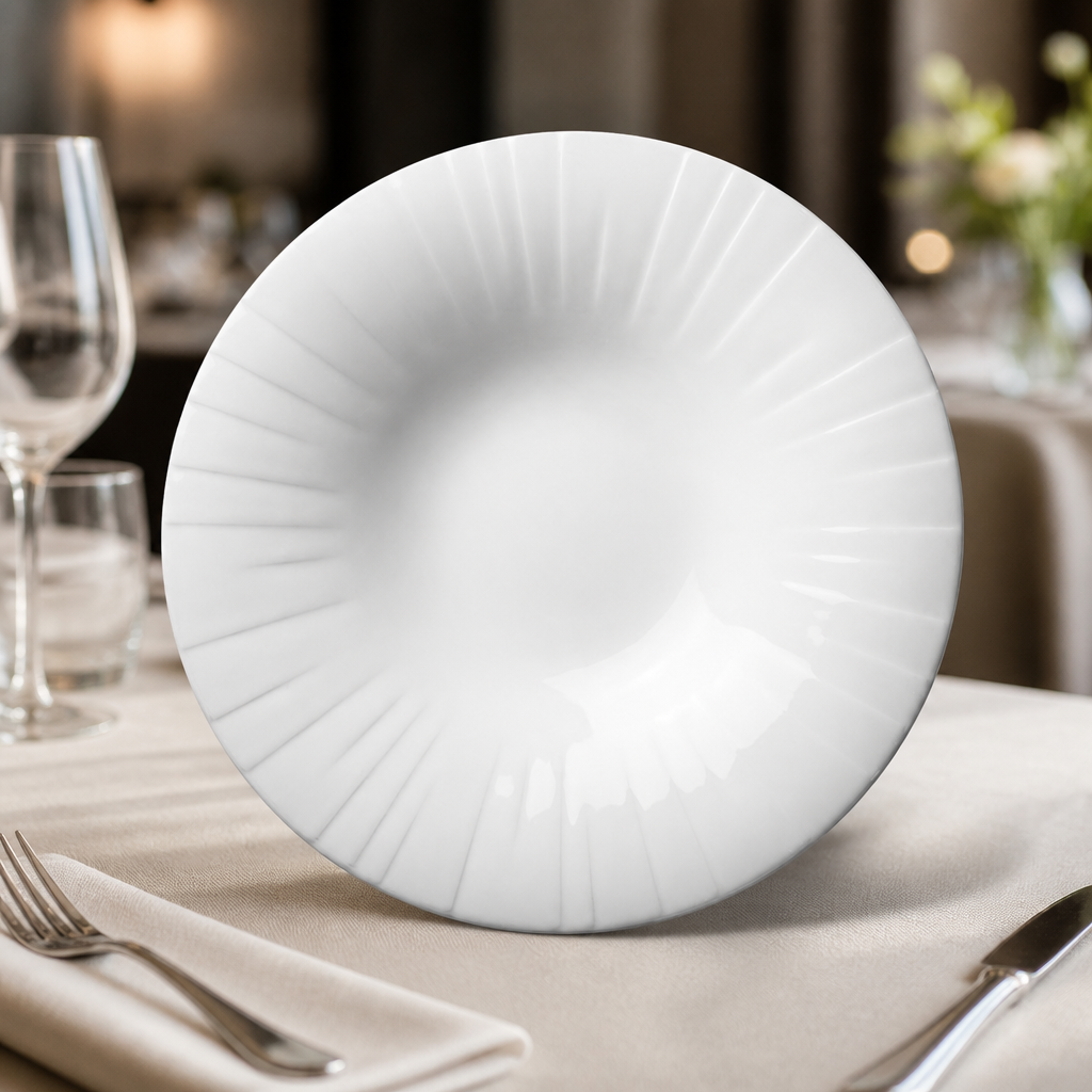 Commercial Gourmet Rimmed Coupe Bowls 285mm - 6 Pack