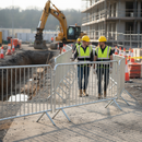 Premium Galvanised Steel Crowd Barrier for Event Safety and Control - High-Quality Professional Grade for Industrial and Commercial Applications