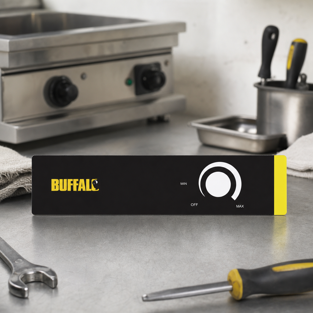 Induction Hob Control Panel Sticker for Commercial Catering Equipment