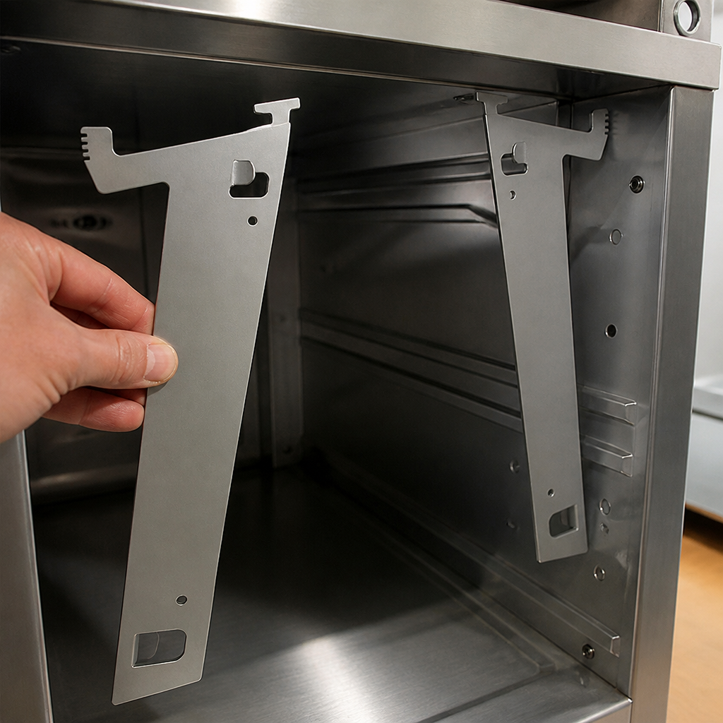 Commercial heated display shelf bracket replacement 12mm size