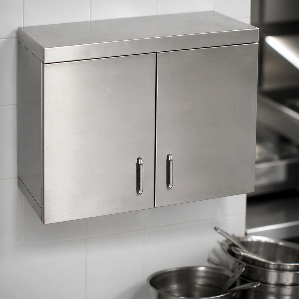 Commercial Stainless Steel Hinged Wall Cupboard 750mm