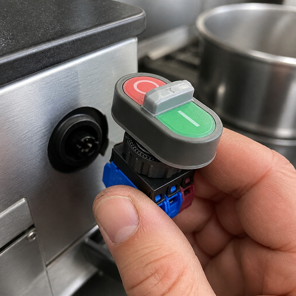 On-Off-Pulse Switch replacement for commercial food processors