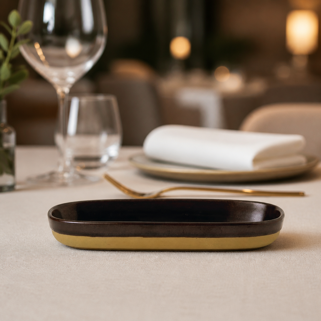 Commercial Super Vitrified Ceramic Trays 230x95mm 6 Pack