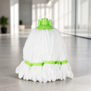 Microfibre Mop Head Green Stripe 150g for Commercial Cleaning