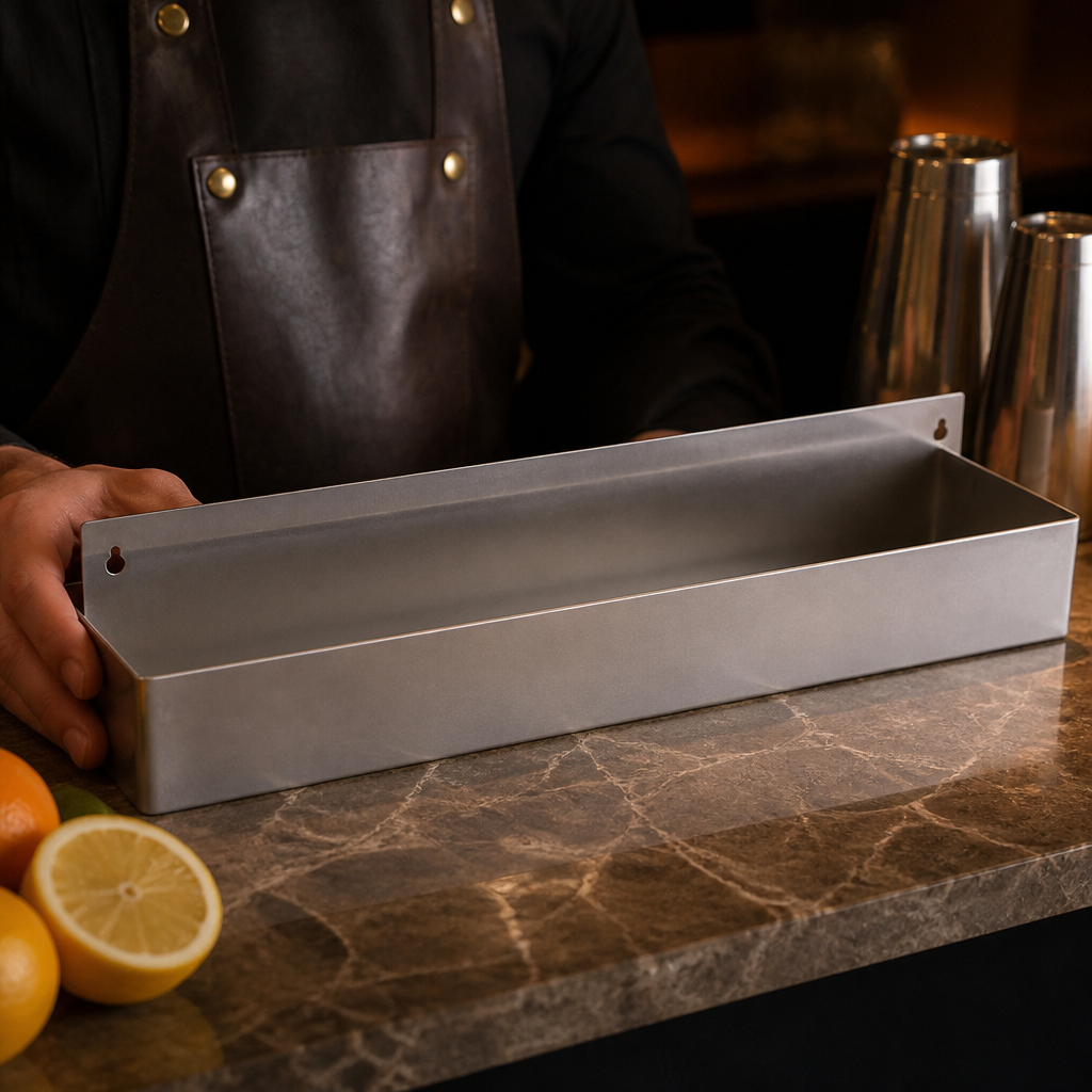 Commercial 558mm Stainless Steel Speed Rail for bar storage
