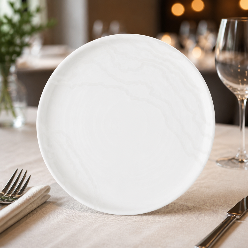 Commercial Walled Plates 260mm Pack of 6 Microwave Safe