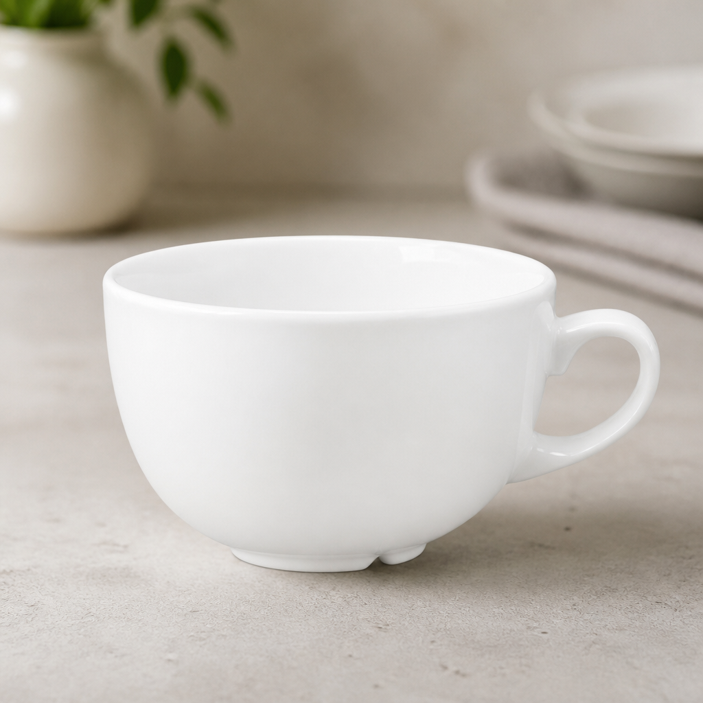 Commercial Cappuccino Cups 340ml Ceramic 12 Pack