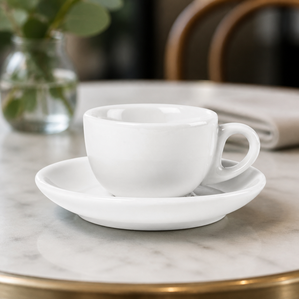 Commercial Espresso Cups 85ml Porcelain 12 Pack