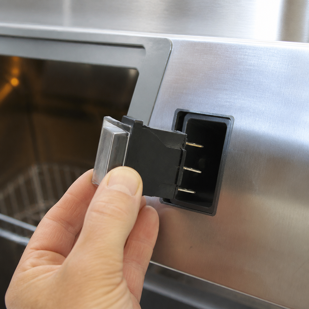 Genuine replacement switch for commercial chip scuttle