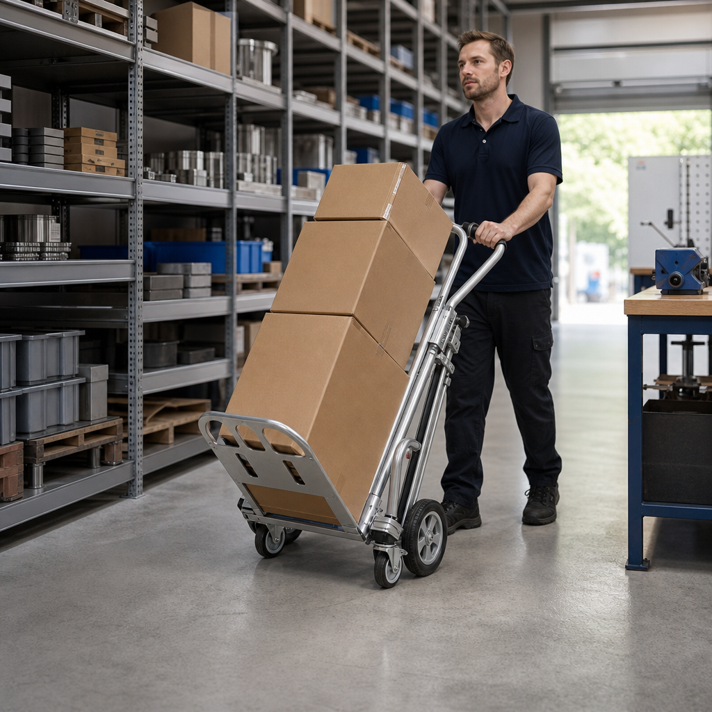 Aluminium 3-Position Convertible Sack and Platform Truck