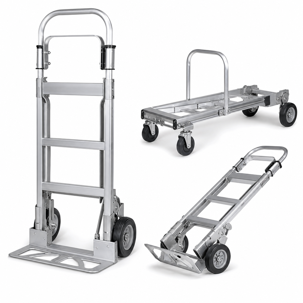 Aluminium 3-Position Convertible Sack and Platform Truck