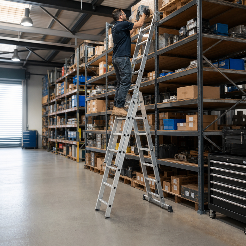 Aluminium 3 Section Combination Ladder