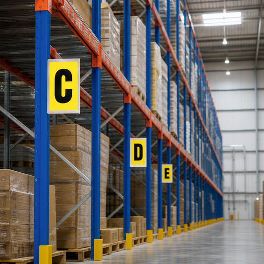 Aluminium Aisle Bay Markers