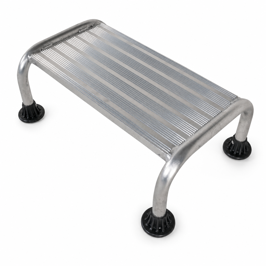 Aluminium Anti-Slip Step Stool with Extra Wide Steps