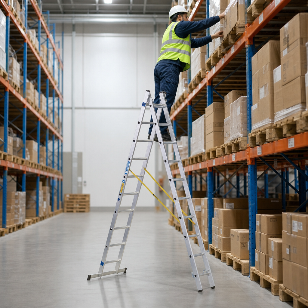 Aluminium Combination Ladder with Dual-Sided Treads
