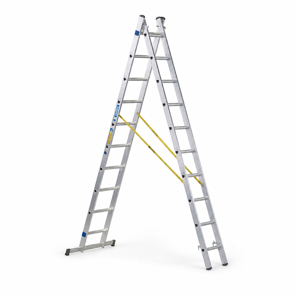 Aluminium Combination Ladder with Dual-Sided Treads