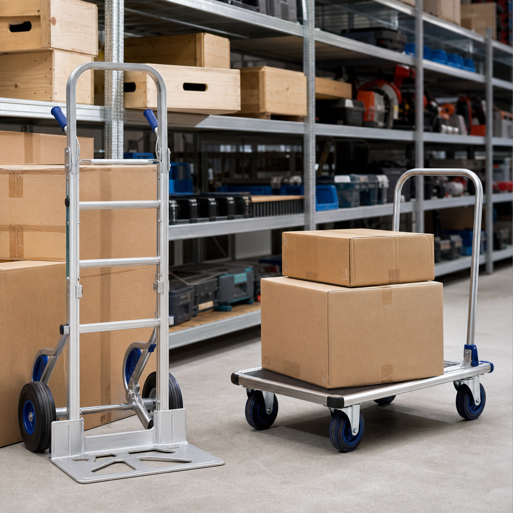 Aluminium Convertible Sack Truck and Platform Trolley