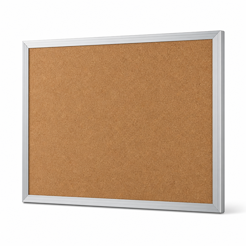Aluminium Framed Thick Cork Notice Board