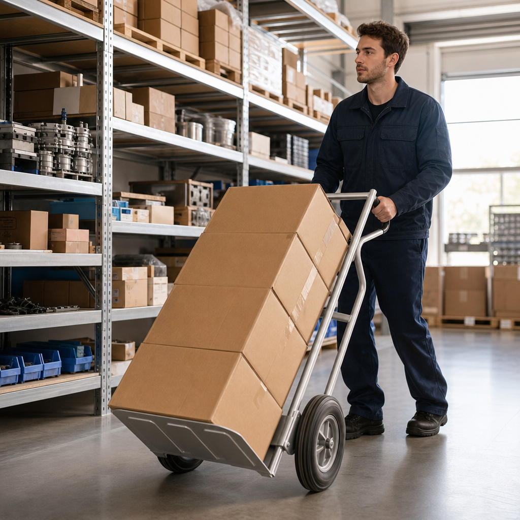 Aluminium Heavy Duty Sack Truck 300kg Capacity