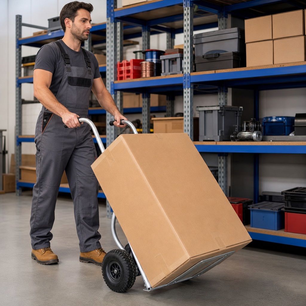 Aluminium Heavy Duty Sack Truck with U-Loop Handle