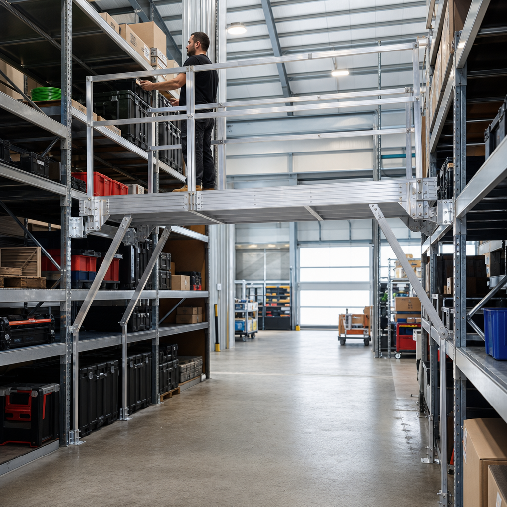 Aluminium Modular Work Platform Bridge Section