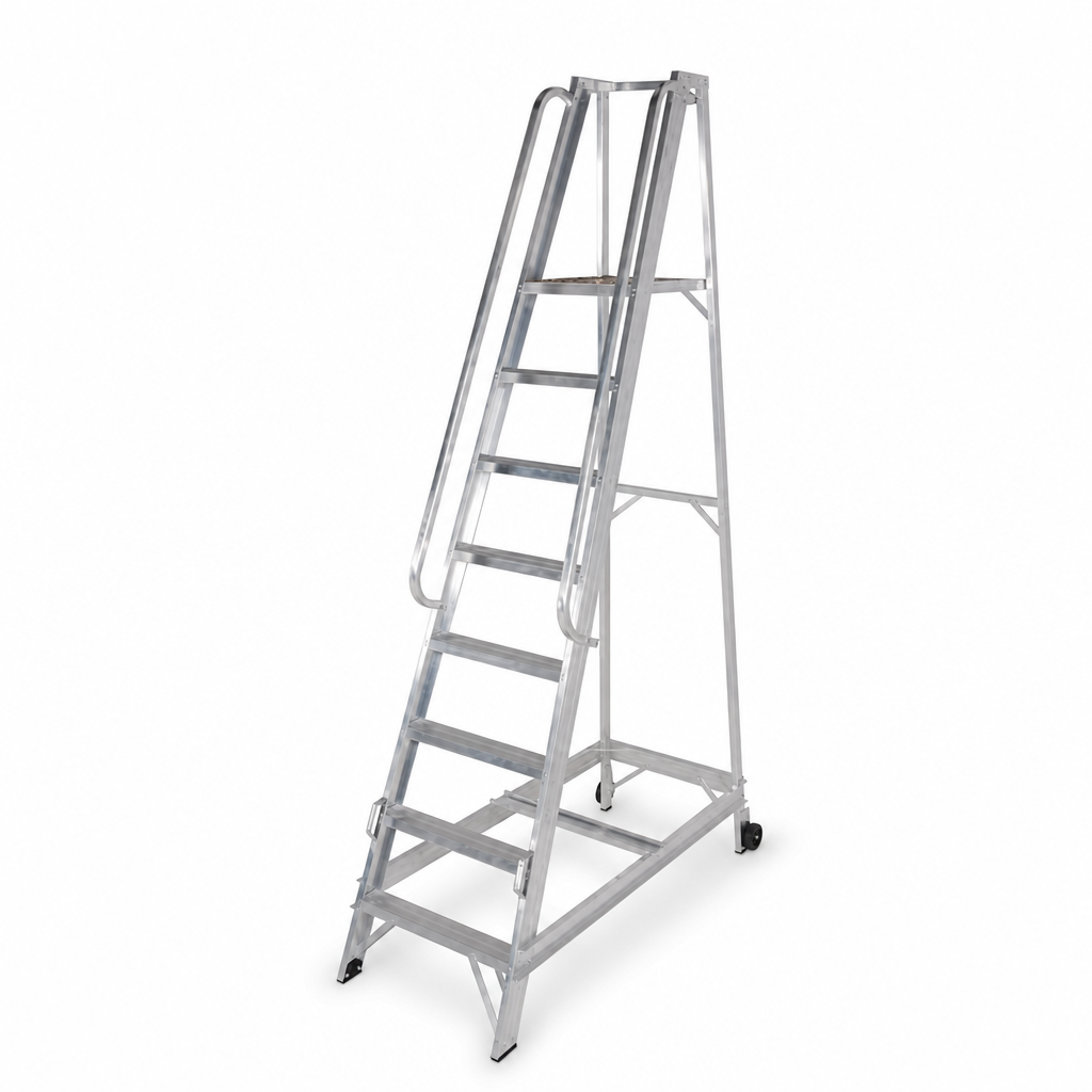 Aluminium Platform Warehouse Step Ladders