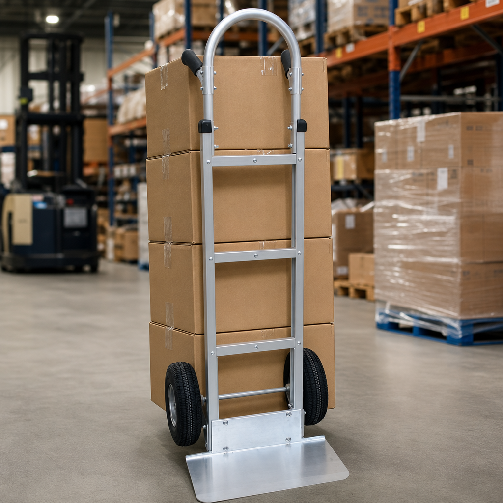 Aluminium Sack Truck with Vertical Loop Handle 300kg Capacity