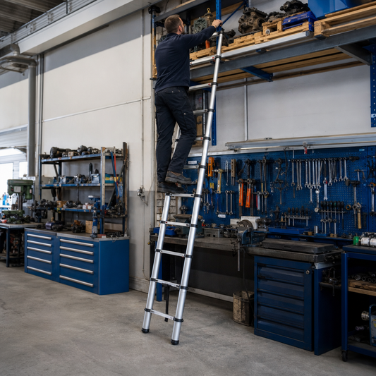 Aluminium Telescopic Extension Ladder