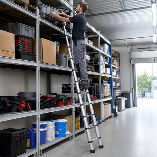 Aluminium Telescopic Extension Ladder