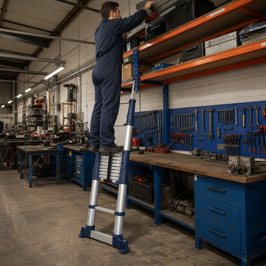 Aluminium Telescopic Ladder 3.2m / 3.8m