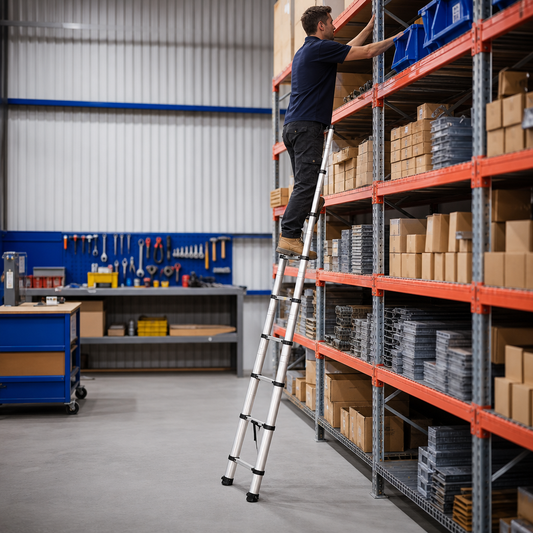 Aluminium Telescopic Ladder 3.2m / 3.8m