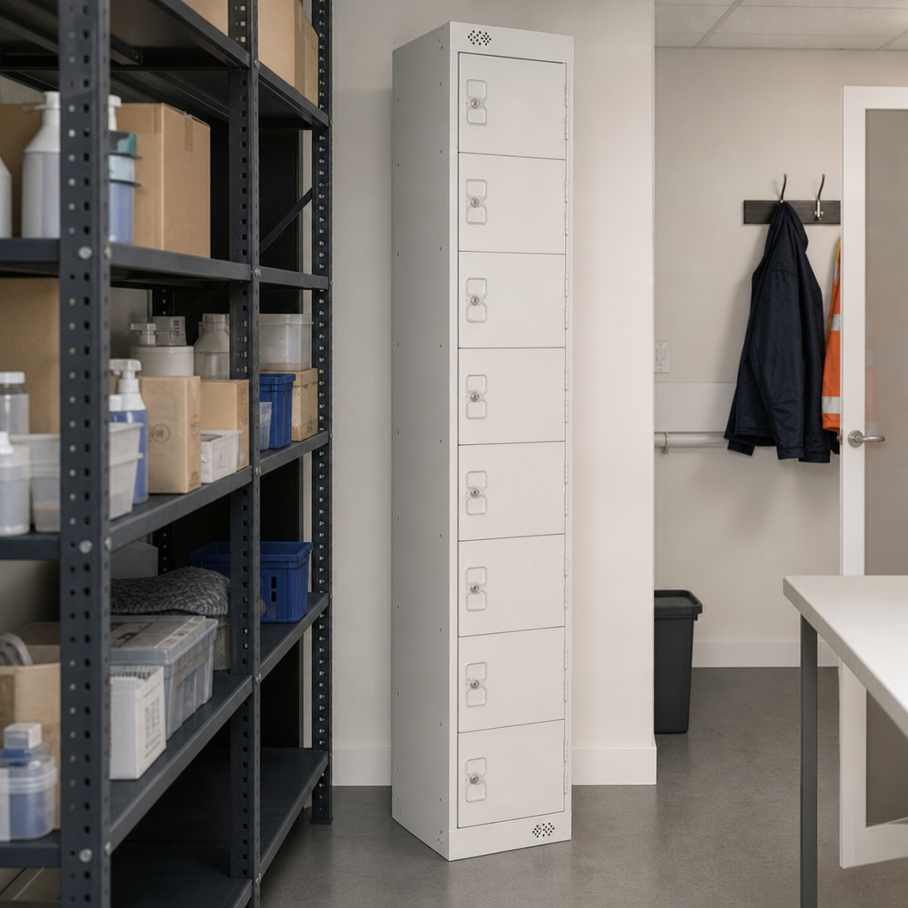 Anti-Bacterial Metal Personal Effects & Mobile Phone Lockers