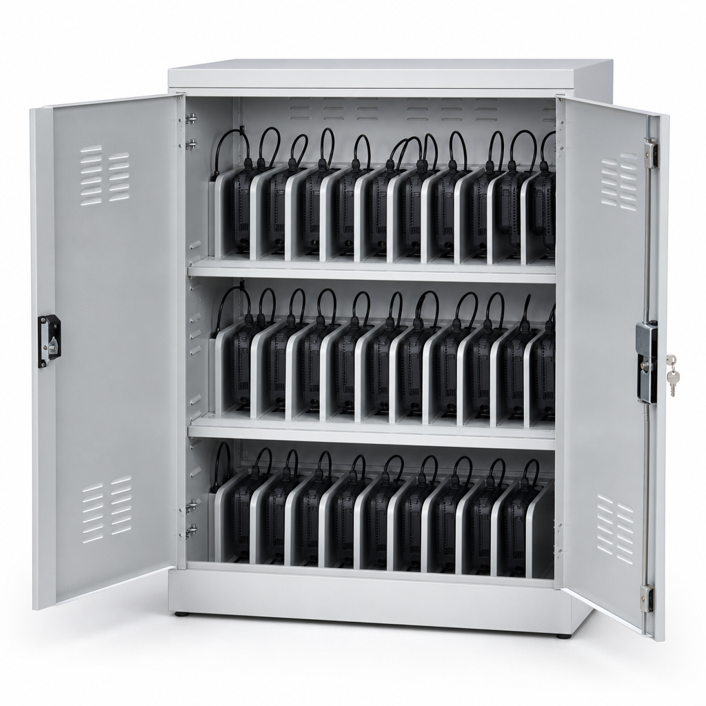 Anti-Bacterial Tool Charging Lockers with Cam or Hasp Locks
