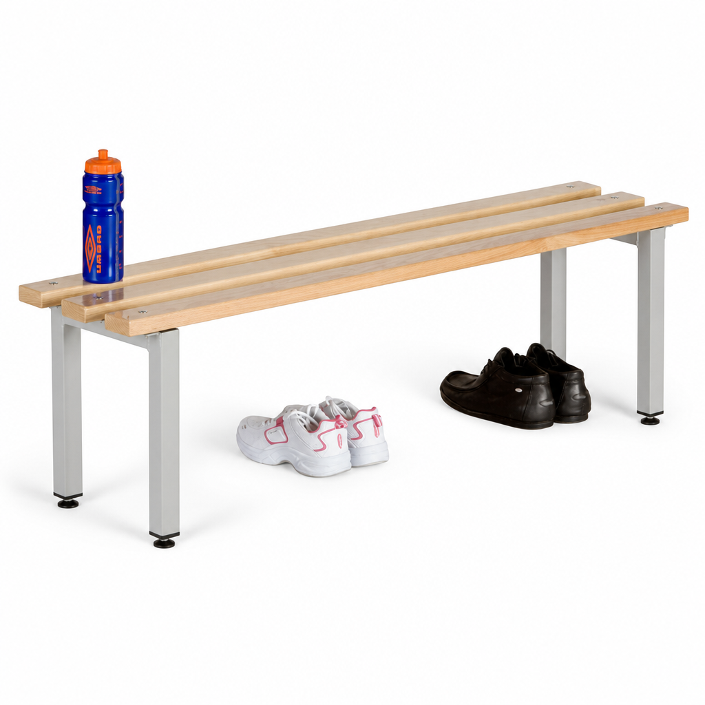 Anti-Bacterial Wooden Slat Changing Room Bench