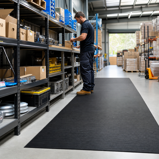 Anti-Fatigue Ergonomic Ribbed Matting Roll