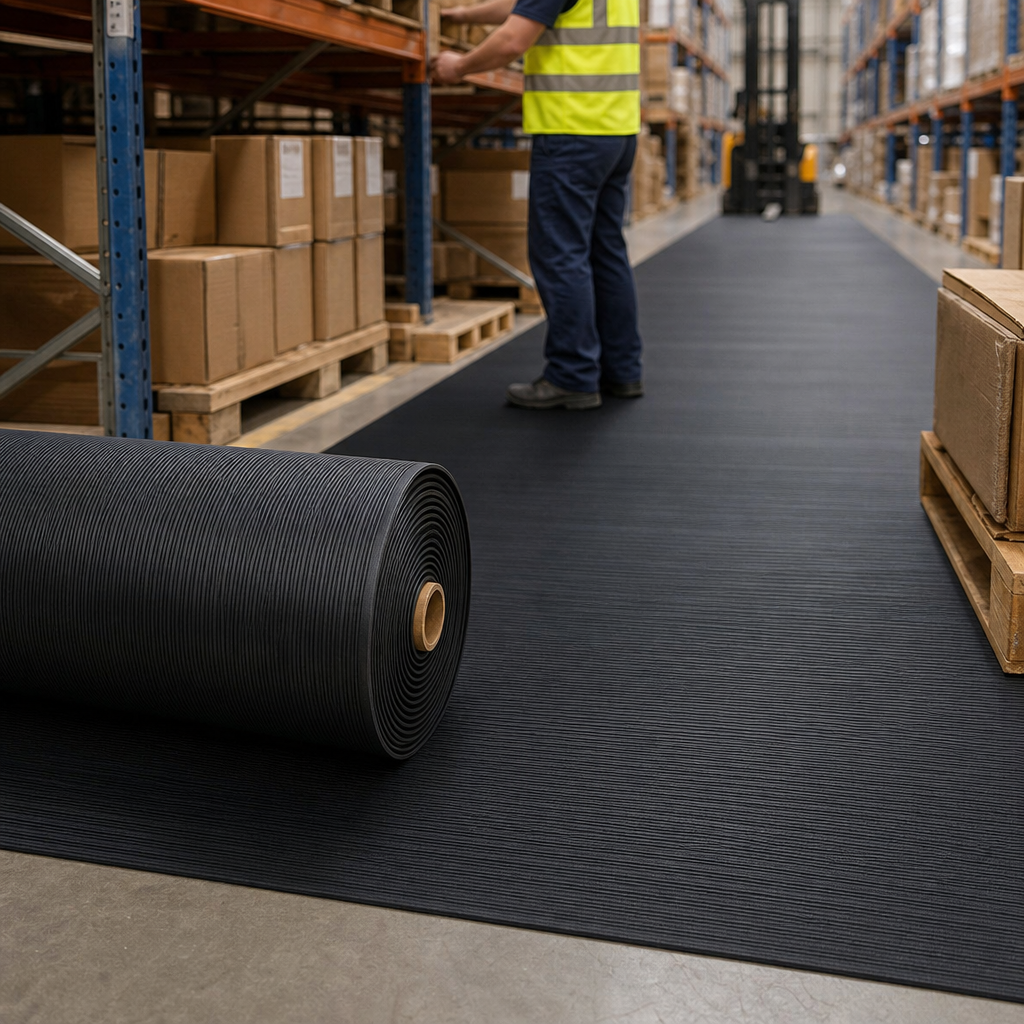 Anti-Fatigue Ergonomic Ribbed Matting Roll