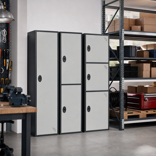 Antibacterial Primary School Storage Lockers with 1 to 3 Doors