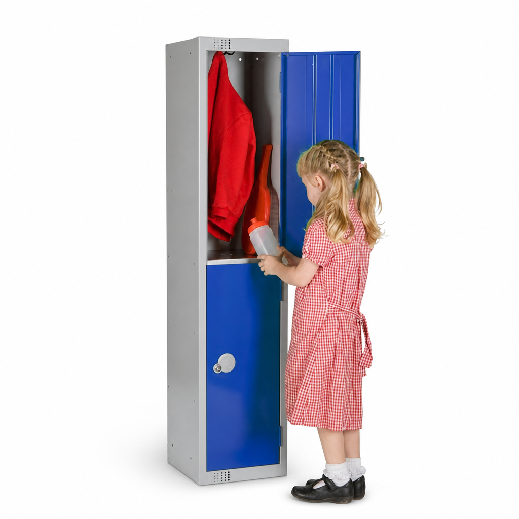 Antibacterial Primary School Storage Lockers with 1 to 3 Doors