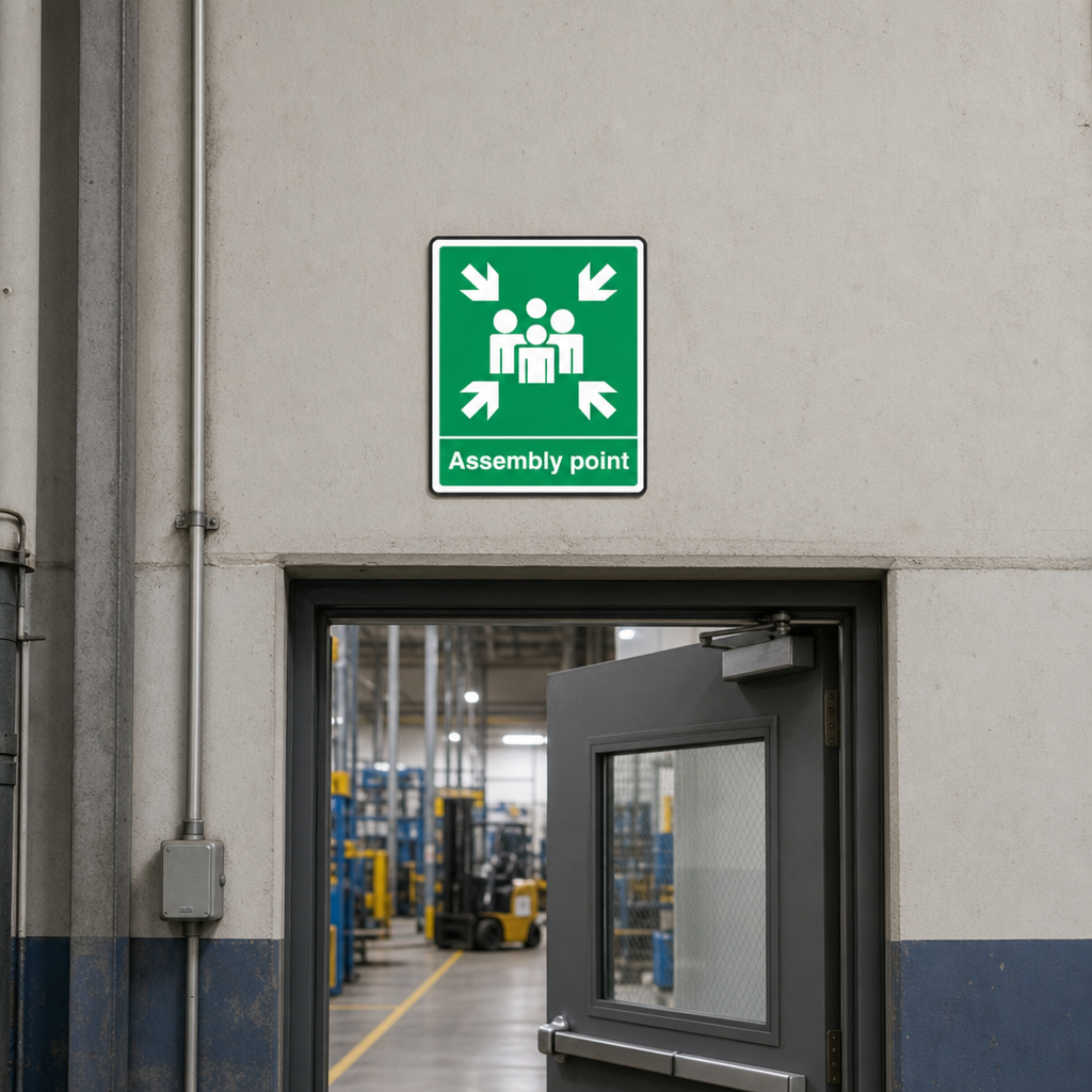 Assembly Point Safety Sign