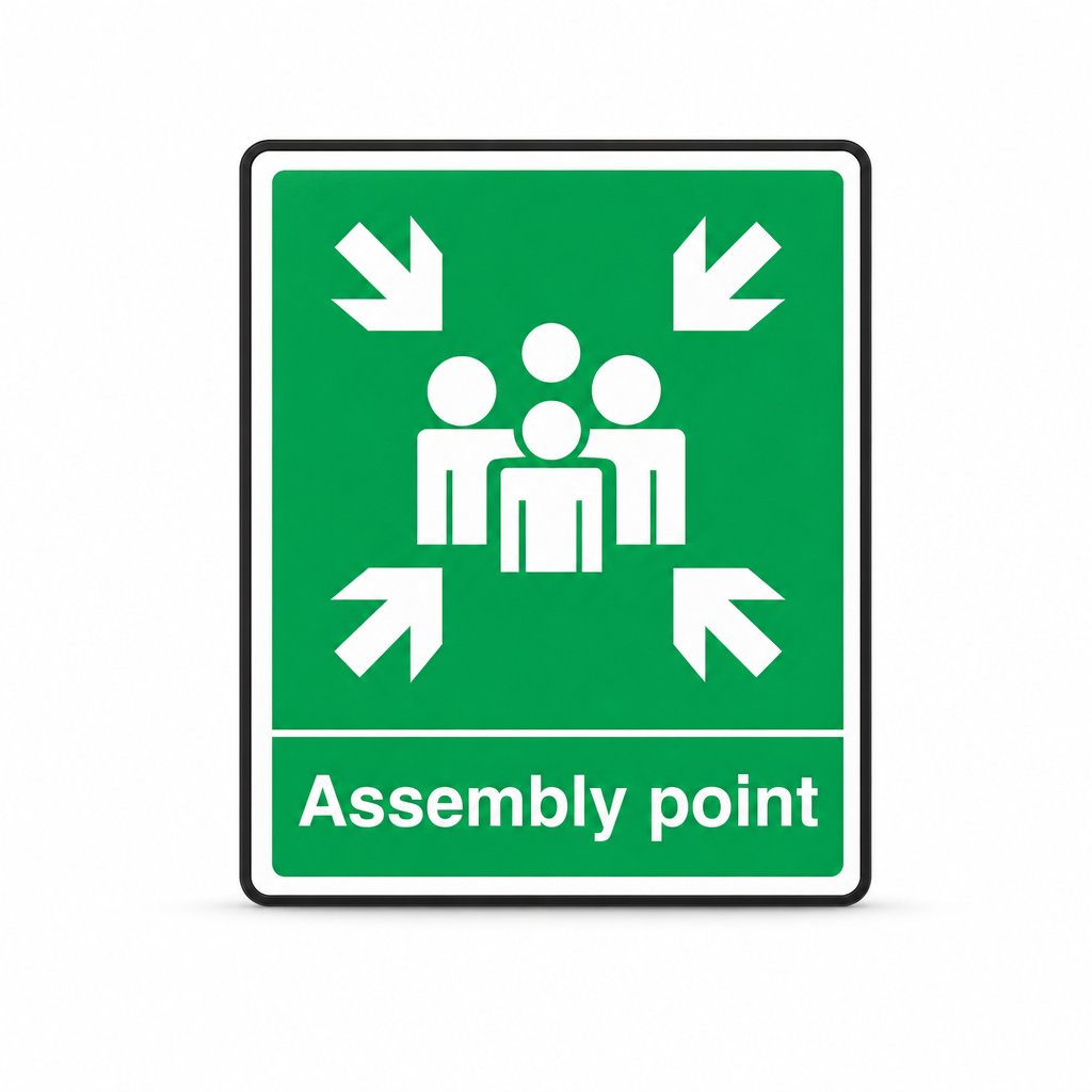 Assembly Point Safety Sign